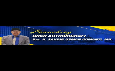 Pendiri MAN 2 Serang, Drs. H. Sandir Usman Gumanti, MH melaunching buku Autobiografi.